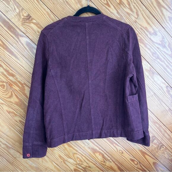 CP Shades Bistro Double Breasted Button Jacket Red Flannel - Picture 3 of 7